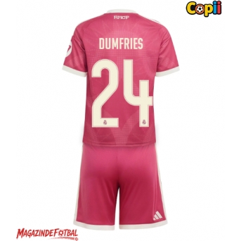 Real Madrid Denzel Dumfries #24 Echipament de Fotbal Replică 2026-27 Copii Treilea (+ Șorturi)
